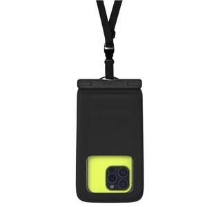 Heyday Waterproof Tech Pouch, Black, Cell Phone Camera Holder, NWT